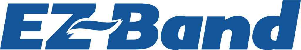 Blaues EZ-Band-Logo