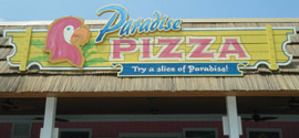 Pizza paradisiaque