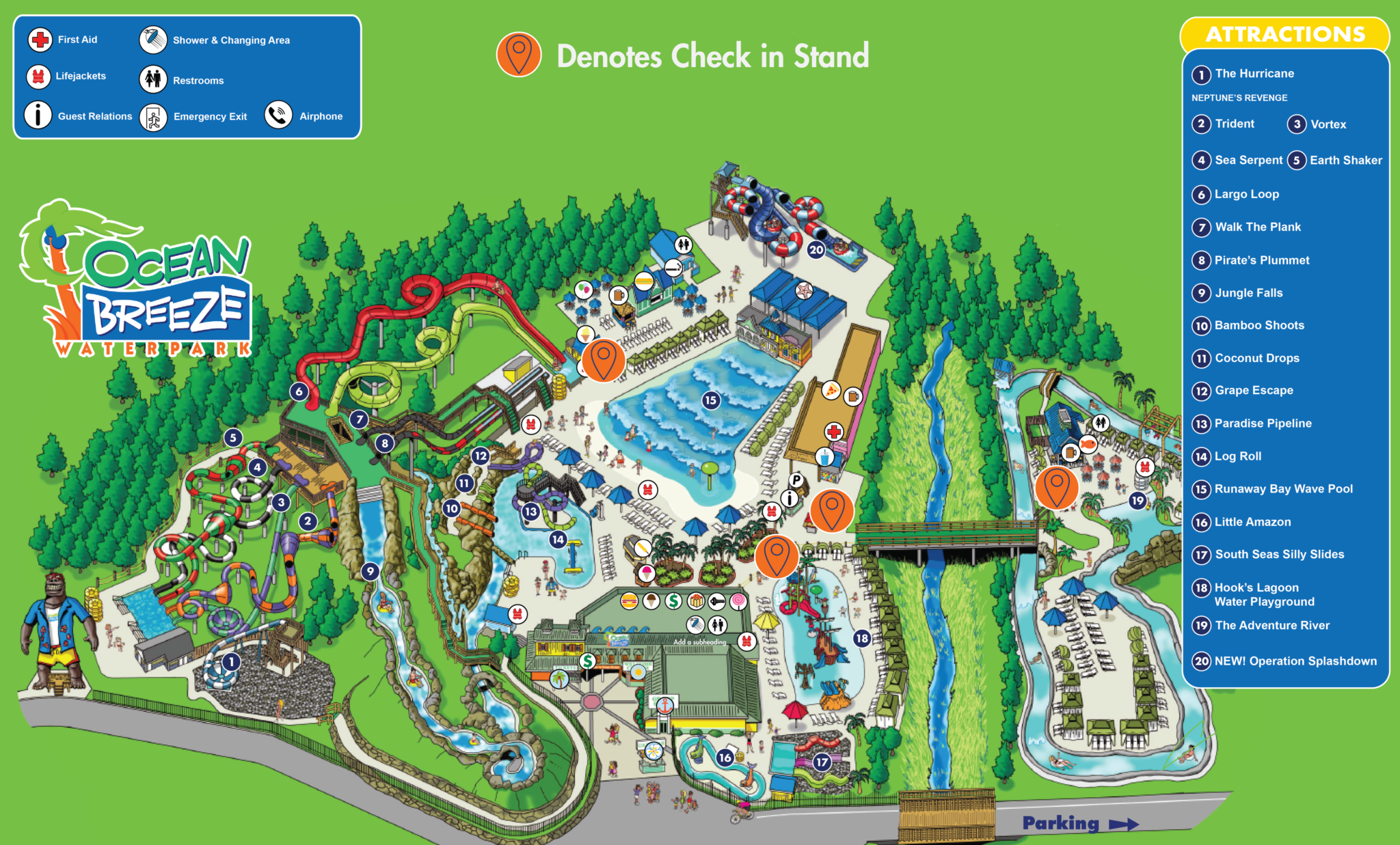 Cabana & VIP Seating Check-In Procedures | Ocean Breeze Waterpark